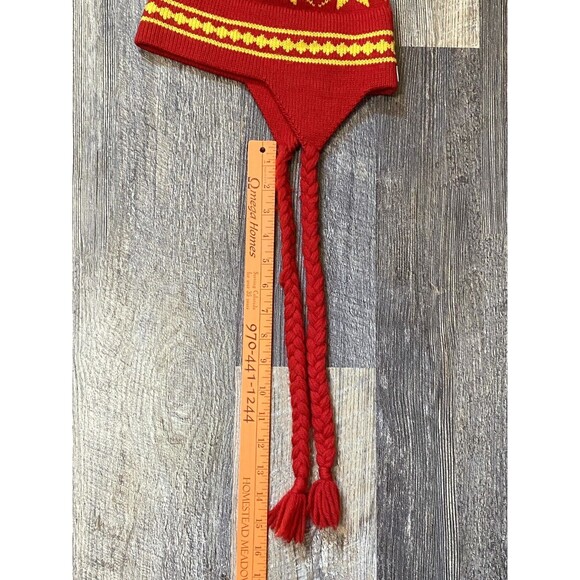 Vintage Moriarty Knit Wool Ski Hat Snowboard Winter Beanie Handcrafted Vermont - Picture 13 of 14